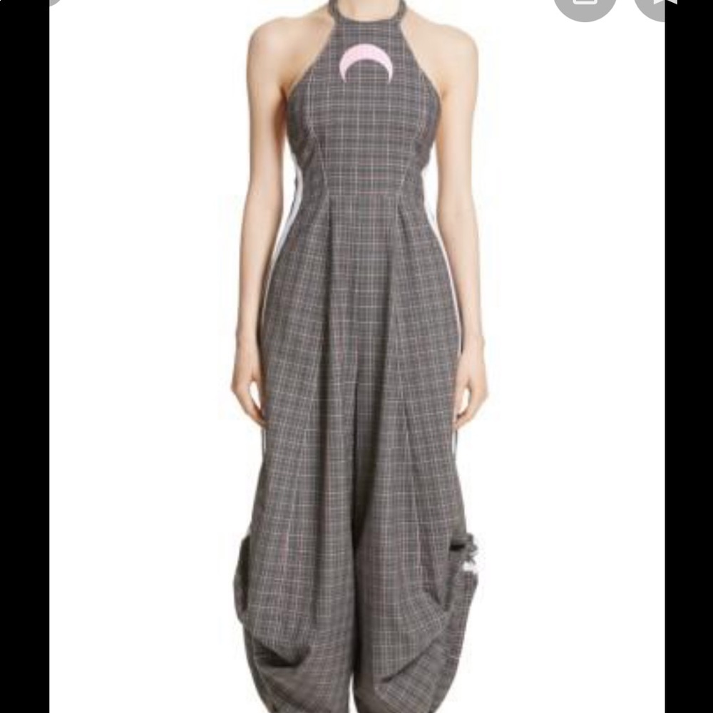 **FOUND** Marine Serre wool jumpsuit